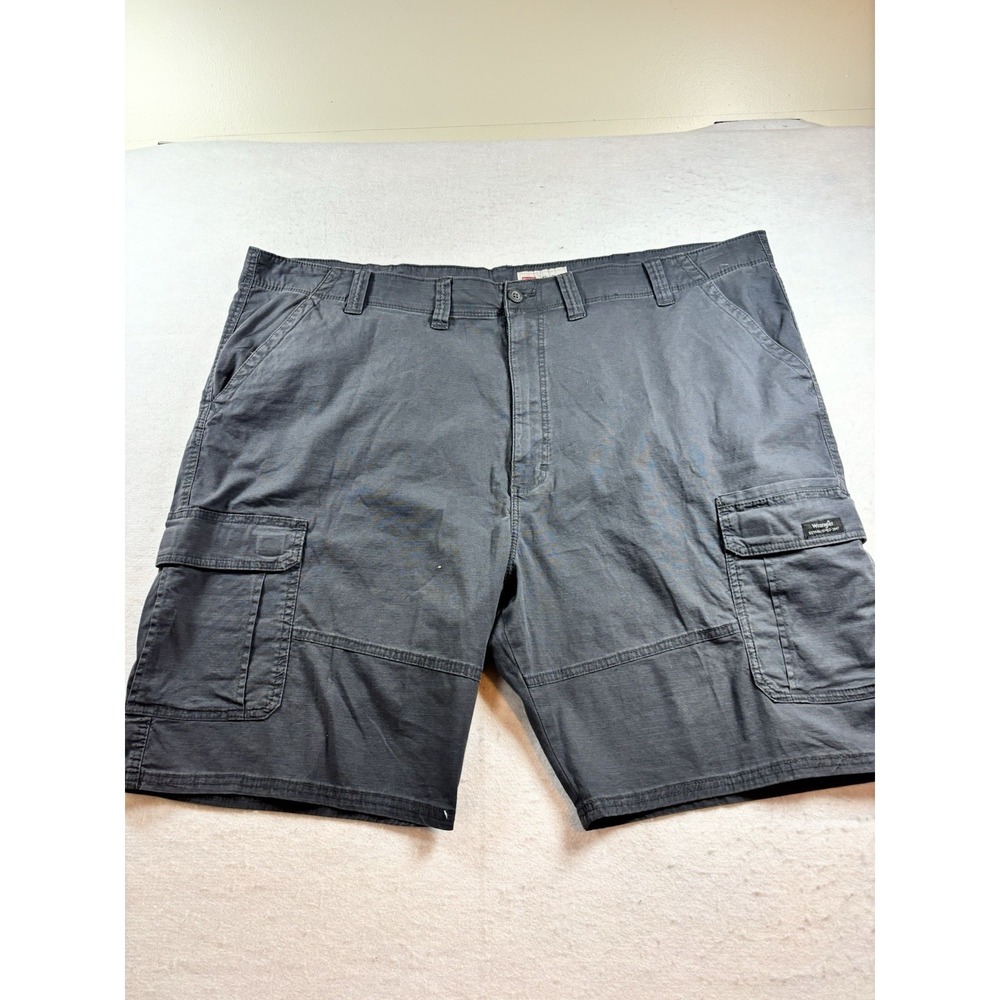 Wrangler Cargo Shorts Mens 48x10 Relax Fit Utility Pockets Outdoor Cotton Blend